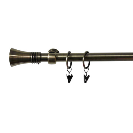 Galerie metal, DE-SJ83A, alama antic, 19 mm / 160 cm, accesorii incluse