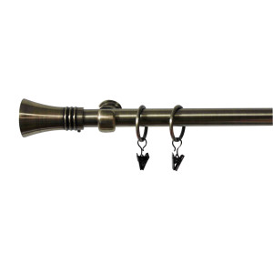 Galerie metal, DE-SJ85A, alama antic, 19 mm / 240 cm, accesorii incluse