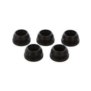 Garnitura pentru banda sau tub pentru irigatii prin picurare, negru, cauciuc, 8 x 14 mm, set 5 buc