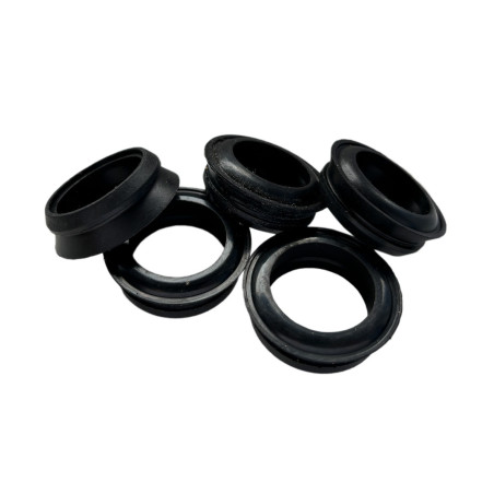 Garnitura pentru cupla din alama, set 5 bucati, cauciuc, negru