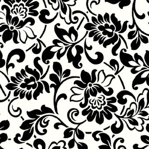 Autocolant decorativ, Gekkofix Heritage 10581, alb + negru, 0.9 m