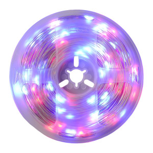 Ghirlanda luminoasa smart Lohuis, interior / exterior, 200 LED-uri multicolore, 20 m, cu port si adaptor USB