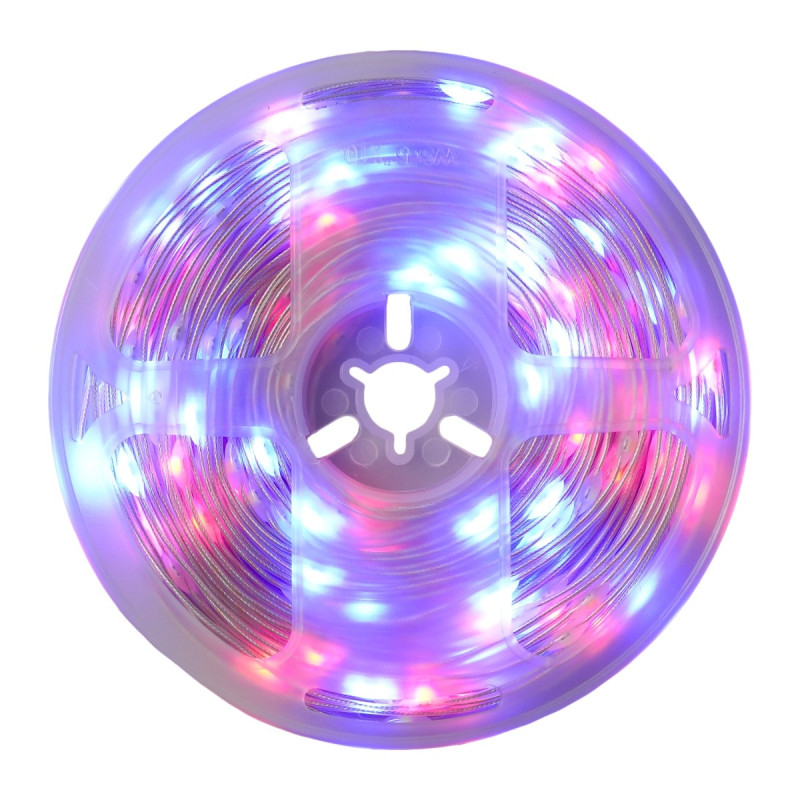 Ghirlanda luminoasa smart Lohuis, interior / exterior, 200 LED-uri multicolore, 20 m, cu port si adaptor USB
