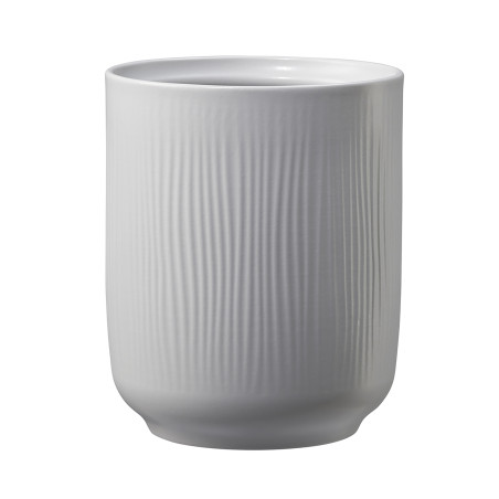 Ghiveci ceramic, interior, rotund, gri, 13 x 15 cm, Falun