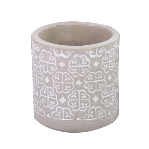 Ghiveci ceramic, interior, rotund, gri, 30 x 30 cm, RT-6871-PA
