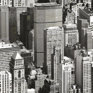 Autocolant decorativ Gekkofix Urban sky 11914, gri + negru, 0.9 m