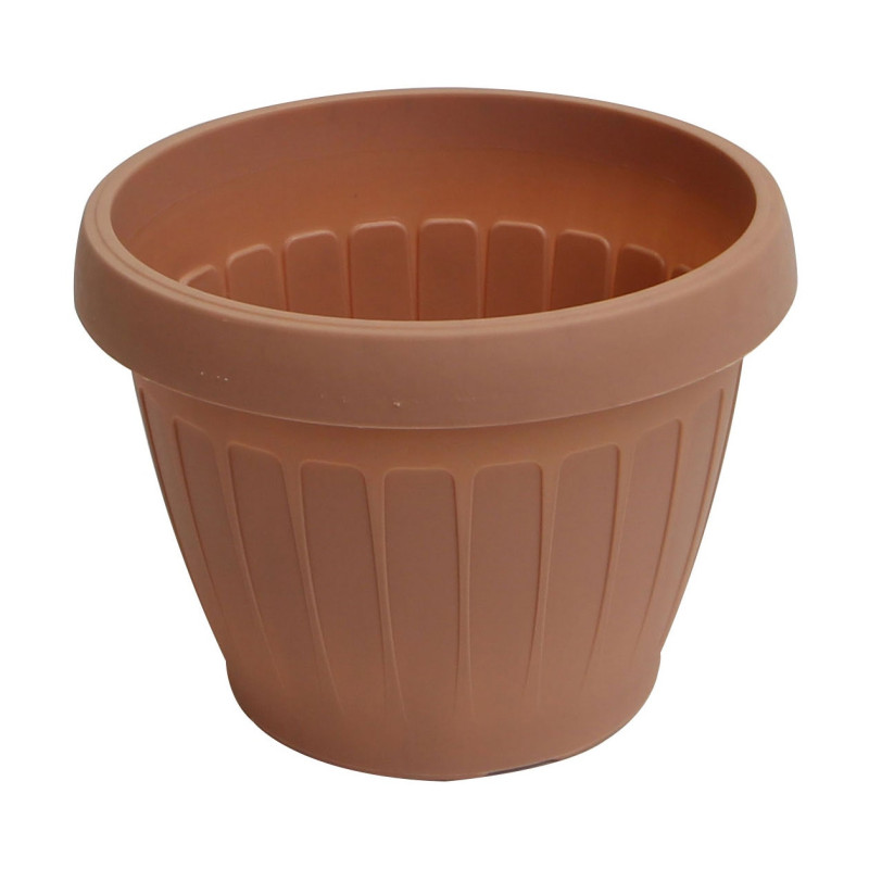 Ghiveci din plastic Dalia, crem, D 20 cm