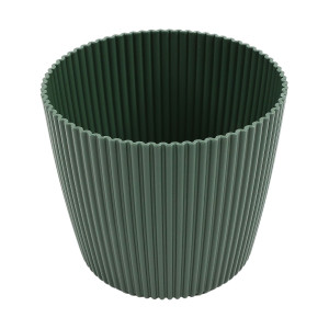 Ghiveci din plastic Milly, verde, D 17 cm