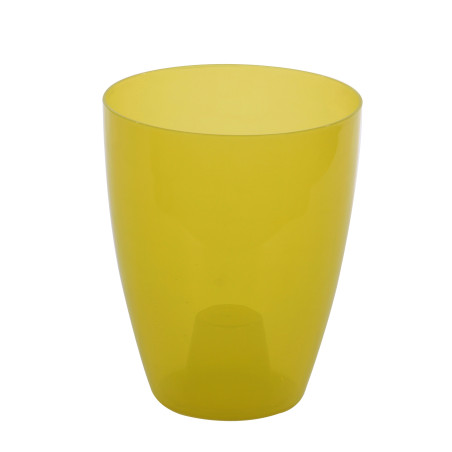 Ghiveci din plastic Miltonia, galben, D 13.3 cm