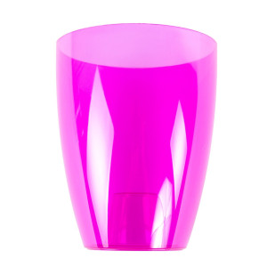 Ghiveci din plastic Miltonia, pentru orhidee, crystal ametist, D 13.3 cm