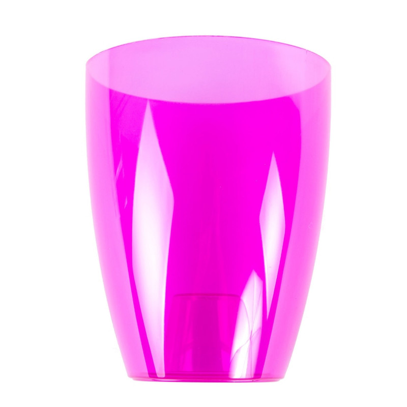 Ghiveci din plastic Miltonia, pentru orhidee, crystal ametist, D 13.3 cm