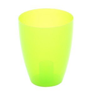 Ghiveci din plastic, Miltonia, pentru orhidee, verde transparent, D 13.3 cm
