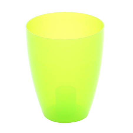 Ghiveci din plastic, Miltonia, pentru orhidee, verde transparent, D 13.3 cm