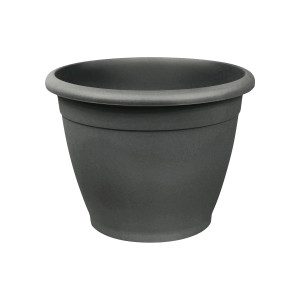 Ghiveci din plastic Naxos, antracit D 35 cm