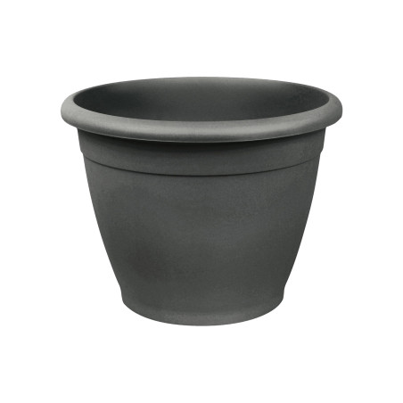 Ghiveci din plastic Naxos, antracit D 35 cm