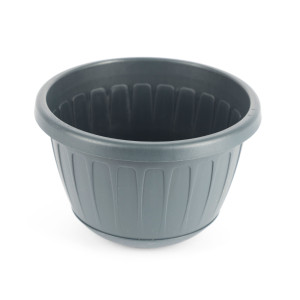 Ghiveci din plastic Stella, suspendat, antracit, D 26 cm