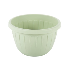 Ghiveci din plastic Stella, suspendat, verde oliv, D 22.5 cm