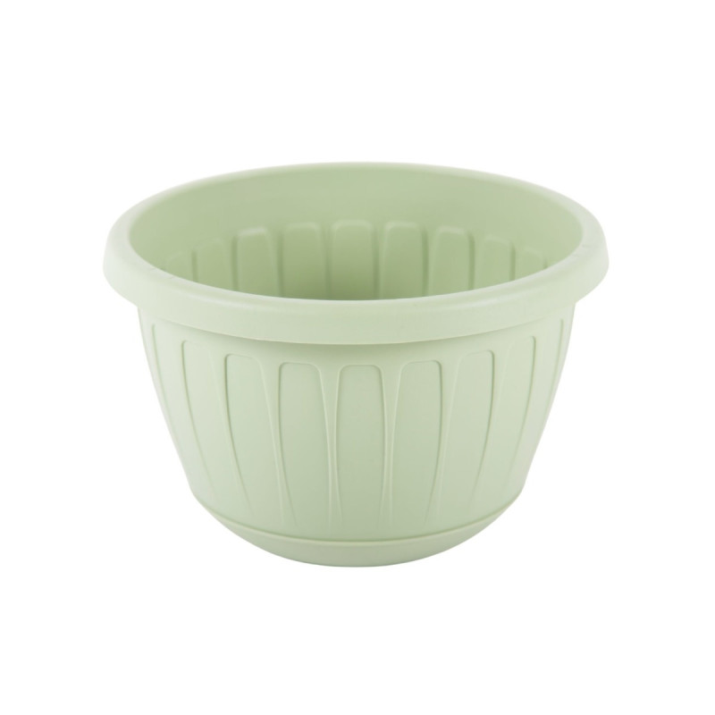 Ghiveci din plastic Stella, suspendat, verde oliv, D 26 cm