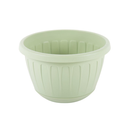 Ghiveci din plastic Stella, suspendat, verde oliv, D 26 cm