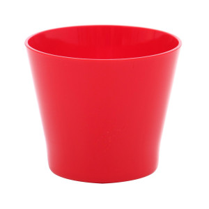 Ghiveci din plastic Zinnia, rosu D 11.5 cm