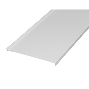 Glaf aluminiu exterior pentru ferestre, alb RAL 9016, 30 x 300 x 0.13 cm