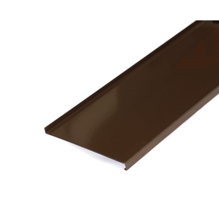 Glaf aluminiu exterior pentru ferestre, maro RAL 8014, 22.5 x 300 x 0.13 cm