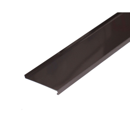 Glaf aluminiu exterior pentru ferestre, maro RAL 8019, 20 x 300 x 0.13 cm