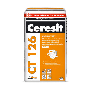 Glet Ceresit CT 126, pe baza de ipsos, interior, 20 kg