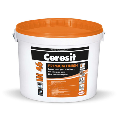 Glet de finisaj Ceresit IN 46, interior, 3 kg