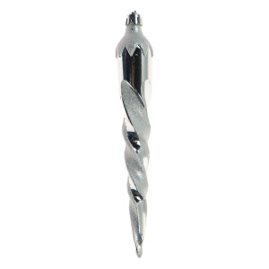 Globuri de Craciun, argintiu, N3/L604406AS, plastic, set 6 buc