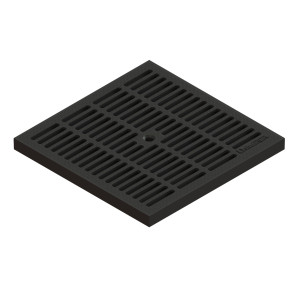 Gratar pentru camin Vodaland, PP, negru, A15, 300 x 300 mm