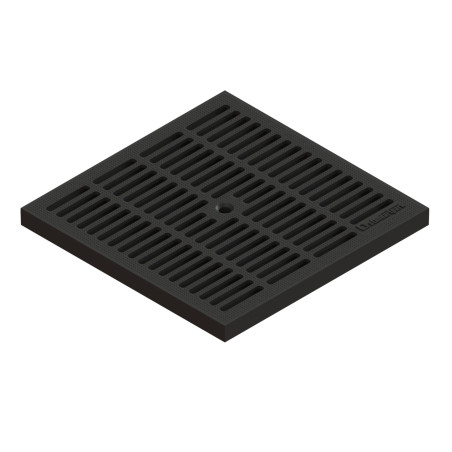 Gratar pentru camin Vodaland, PP, negru, A15, 300 x 300 mm