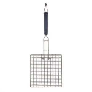 Gratar simplu Grunman BSK5, cu maner izolat termic, 52.5 x 22.5 cm