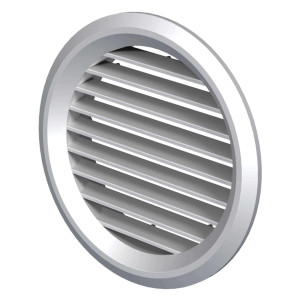 Grila rotunda, pentru ventilatie, Vents MV 150BVS, D 150 mm