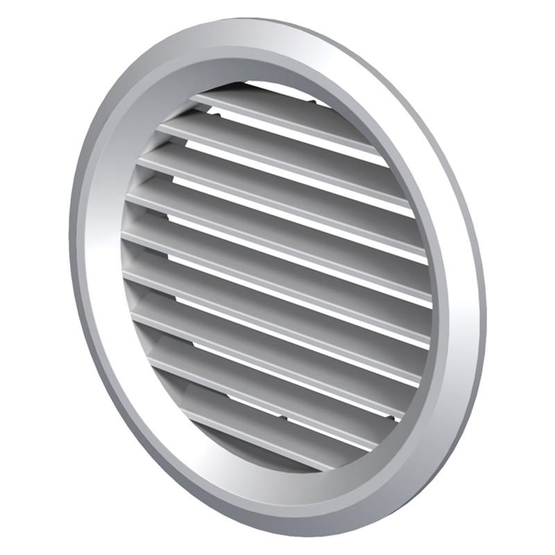 Grila ventilatie Vents MV125 BVS, rotunda, plastic, D 125 mm