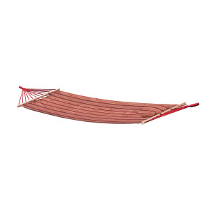 Hamac cu bare de lemn si perna, 68491B-P GP, 100 / 80 x 200 cm