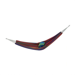Hamac D60002, rosu cu dungi, 100 x 200 cm