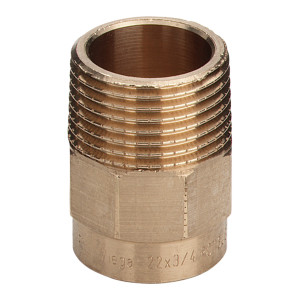Adaptor bronz, interior-exterior, 15 mm x 3/8", 4243G